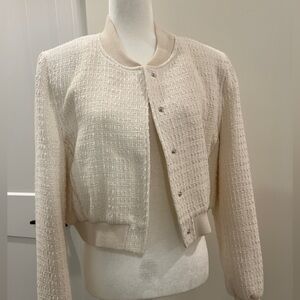 Zara Cropped Tweed Jacket